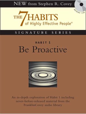 Habit 1 Be Proactive - Audiobook